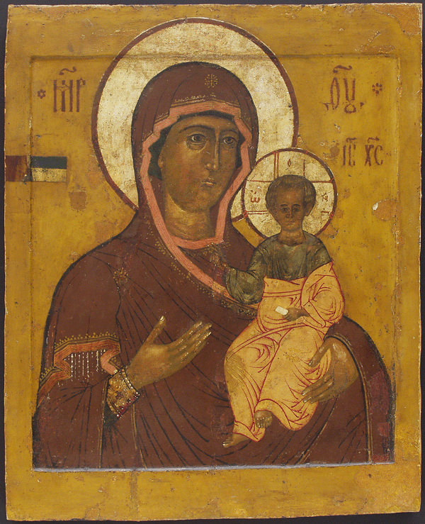 GOTTESMUTTER HODIGITRIA PROZESSIONSIKONE